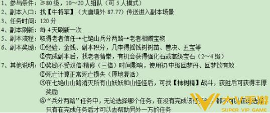 《梦幻西游》七绝山副本打法秘籍