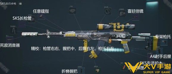 三角洲行动S4赛季SKS烽火地带怎样改枪-S4赛季SKS射手步枪高改方案