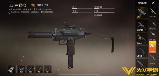 和平精英冲锋枪强度排行分析1