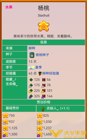 星露谷物语酿酒材料选择介绍2