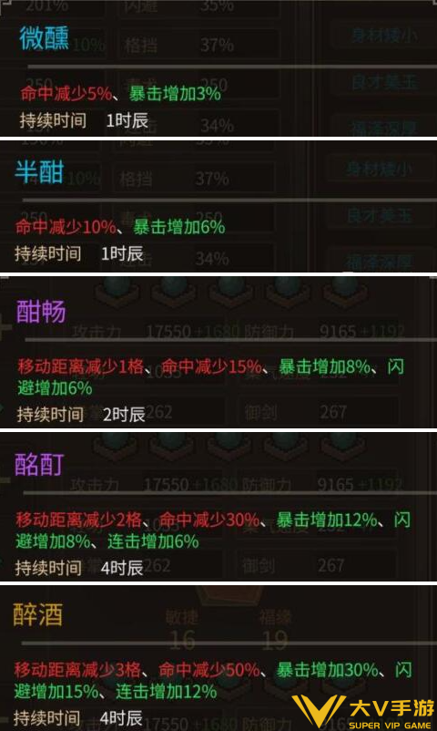 大侠立志传醉酒状态及获取攻略1