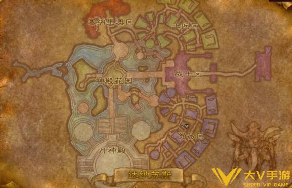 魔兽世界达纳苏斯弓箭商人位置介绍3
