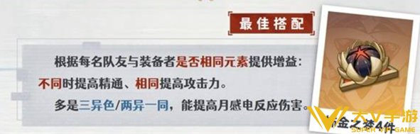 原神伊涅芙圣遗物搭配秘籍1