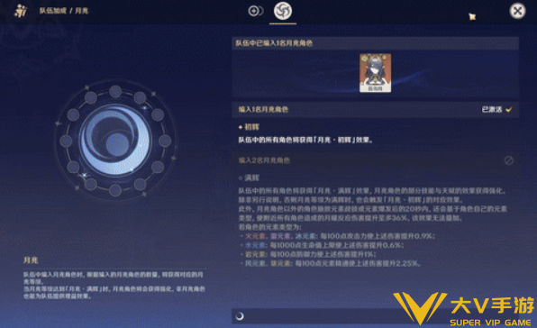 原神月兆增益效果介绍
