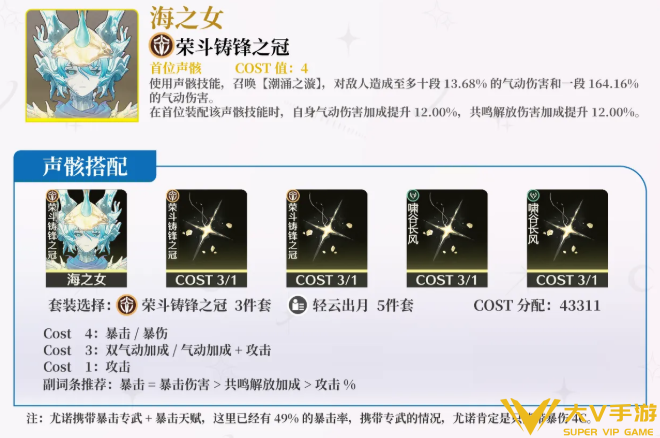 鸣潮尤诺声骸套装及词条选择介绍2