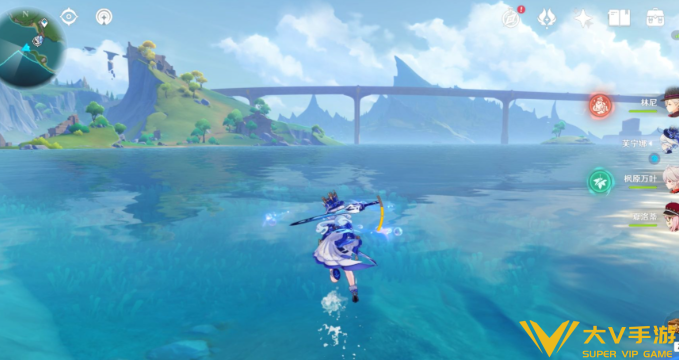 原神水神在水上无限行走攻略 原神水神在水上无限行走攻略