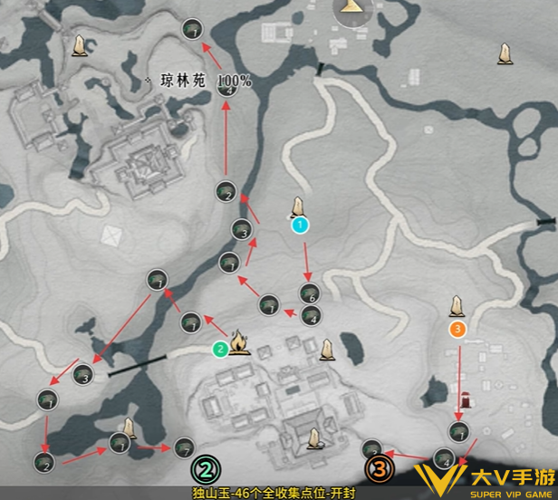 燕云十六声独山玉采集路线图 燕云十六声独山玉采集路线图