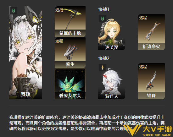 二重螺旋赛琪阵容介绍2 二重螺旋赛琪阵容介绍2