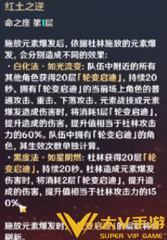 原神杜林命座抽取建议1