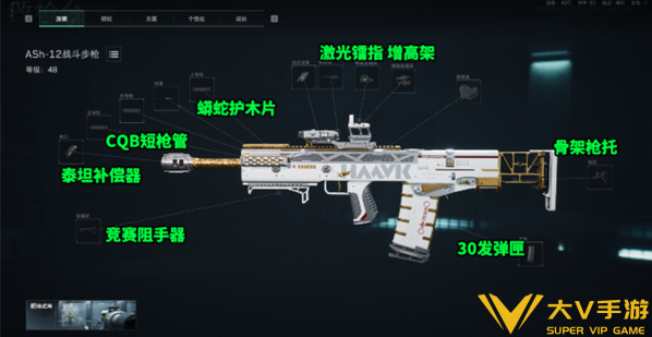 三角洲行动ASh12步枪配件改装介绍2 三角洲行动ASh12步枪配件改装介绍2