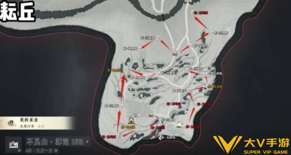 燕云十六声滹沱地区蹊跷收集路线1