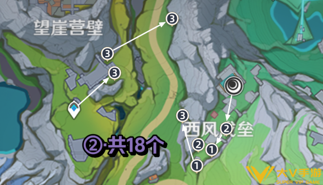 原神松珀香采集路线分享2