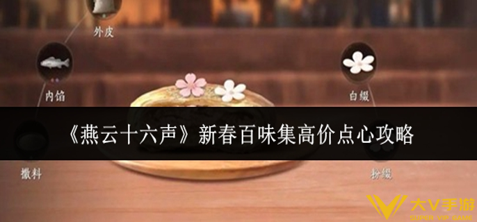 燕云十六声新春百味集高价点心活动怎样玩