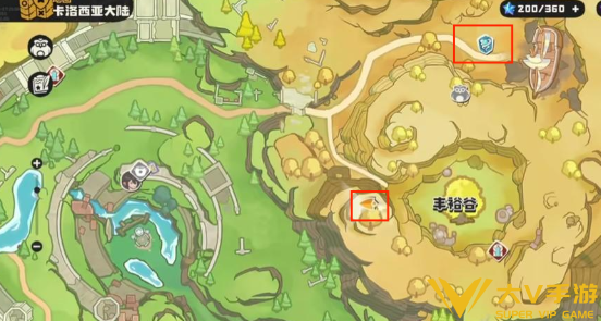 丰裕谷位置一览1