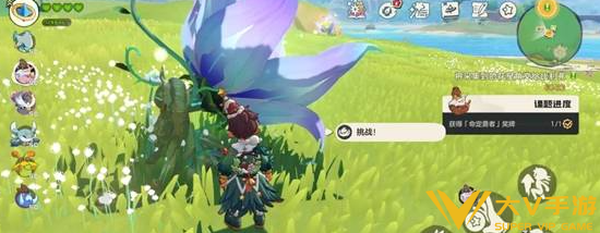 洛克王国世界命定花种花衣蝶打法介绍2