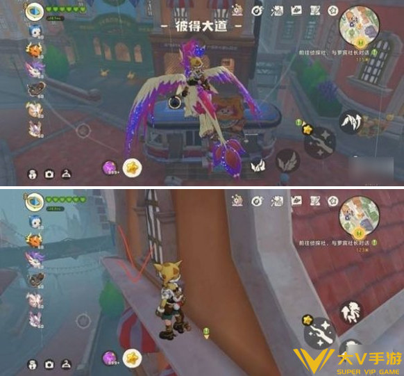 洛克王国世界彼得大道蓝水晶位置合集1