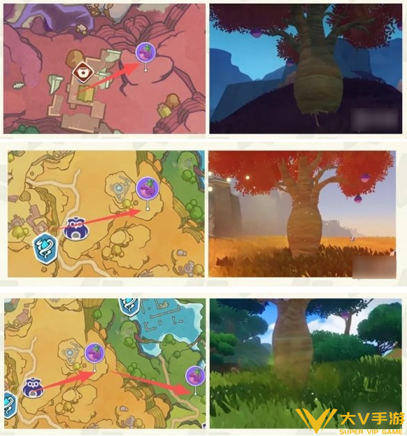 洛克王国世界魔力果树位置合集1