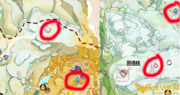 洛克王国世界恶魔狼刷新点位分享1