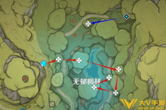 原神树王圣体菇收集路线分享4 原神树王圣体菇收集路线分享4