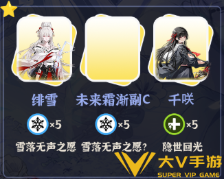 鸣潮绯雪阵容搭配介绍1