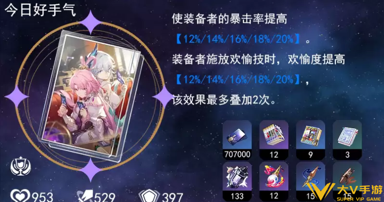 崩坏星穹铁道绯英毕业面板是多少2