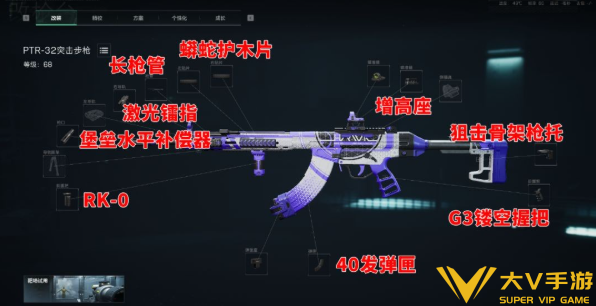 三角洲行动PTR32架枪流改装介绍2 三角洲行动PTR32架枪流改装介绍2