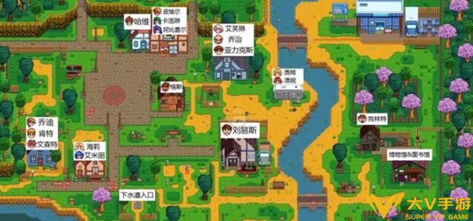 星露谷物语人物喜好高清图