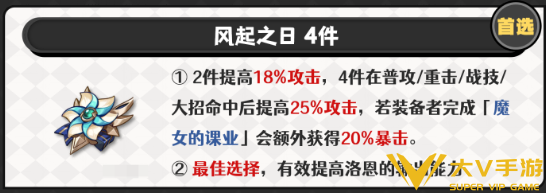 原神洛恩圣遗物搭配及词条介绍1