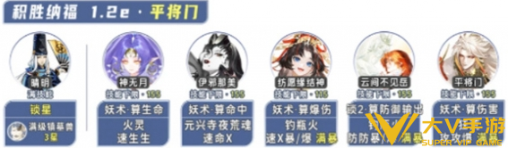 阴阳师毗沙门天二阶段阵容打法介绍2