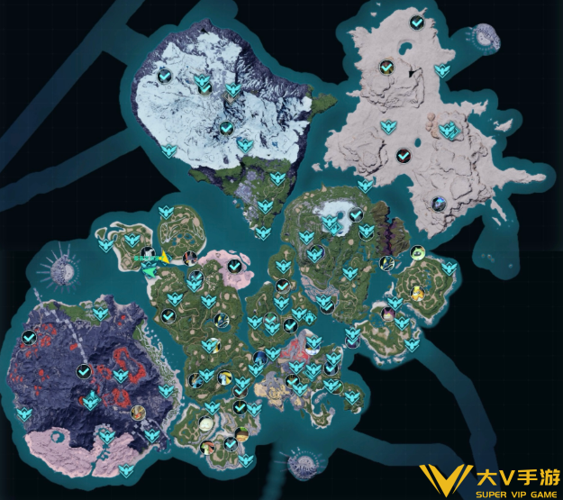 幻兽帕鲁全地图高清图一览 幻兽帕鲁全地图高清图一览