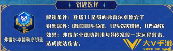 金铲铲之战弗雷尔卓德钥匙阵容搭配介绍3
