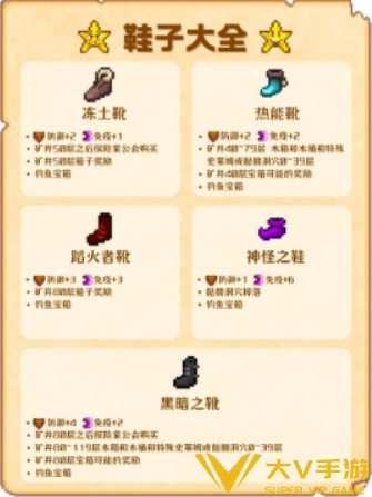 星露谷物语全鞋子获取攻略1