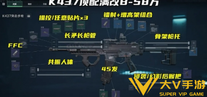 三角洲行动S10赛季K437改枪码分享4