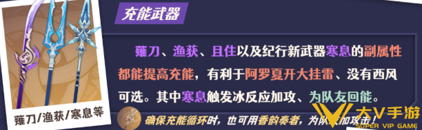 原神阿罗夏武器选择介绍2