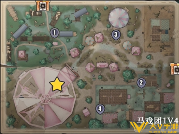 蛋仔派对惊魂马戏团地图点位介绍5