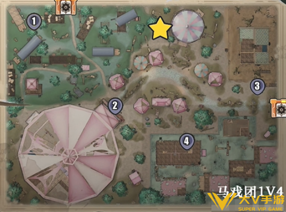蛋仔派对惊魂马戏团地图点位介绍2