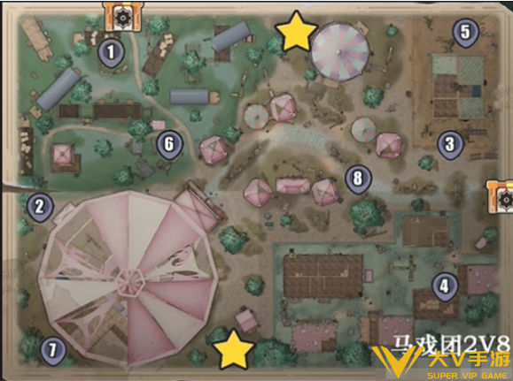 蛋仔派对惊魂马戏团地图点位介绍7