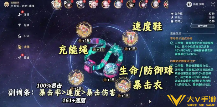 砂金戏浪遗器搭配秘籍