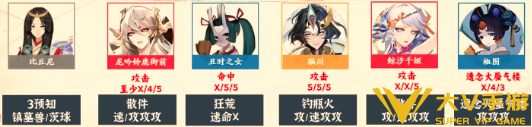 阴阳师逢魔演武蜃气楼阵容介绍1