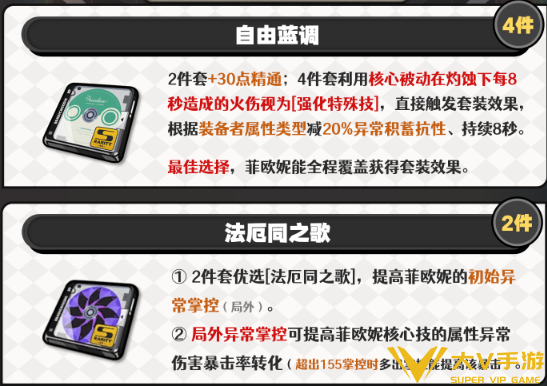 绝区零菲欧妮驱动搭配及词条介绍1 绝区零菲欧妮驱动搭配及词条介绍1